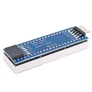 Rosso/giallo/verde/blu LED Dot Matrix 0.8 pollici 8*24 Display a cascata Driver IC MAX7219 con porta SPI per Arduino - Product Image 2