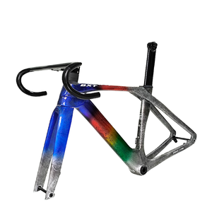 Khung xe đạp đường trường sợi <span class=keywords><strong>carbon</strong></span> Full Hidden Line BXT 2024, phanh đĩa T47, tay lái nhẹ, trục xuyên, tương thích Di2 - Product Image 3