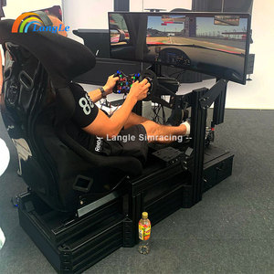 Simucupe Formula Sim Racing Cockpits Soporte de asiento Teclado Freno de mano Conducción Simulador de juegos