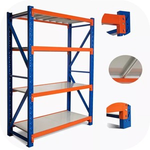 Estante de almacenamiento de almacén industrial resistente Sistema de estantería de acero Estantes apilables Estantes y estantes - Product Image 4
