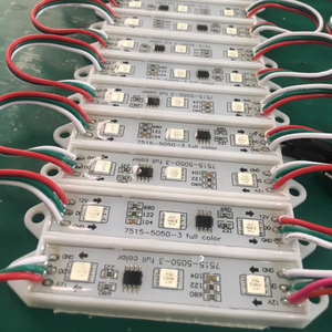 Modulo ad alta potenza 12v 3 LED 1.5w esterno SMD 5050 ws2811 RGB modulo di segno di colore pieno SMD 5050 luce LED lampione modulo - Product Image 4
