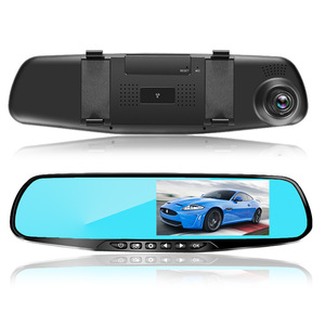 3in1汽车后视镜摄像头前后双DVR 1080p后视防抱死仪表盘摄像头雷达探测器 - Product Image 2