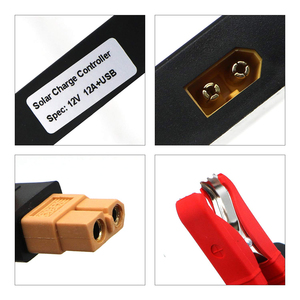 Dokio 12V10A 20A <span class=keywords><strong>PWM</strong></span> regolatore solare per pannello solare Display LCD regolatore solare con presa USB