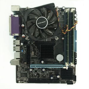 PCWINMAX G41 FAN E5 CPU RAM DDR3 ile LGA775 anakart kiti Set 4GB orijinal G41 yonga seti Combo anakart ve CPU ve RAM - Product Image 1
