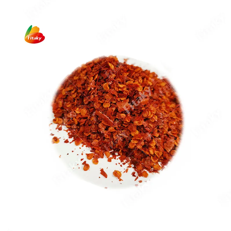 Aperitivo de pimienta roja natural, escamas coreanas, novedad