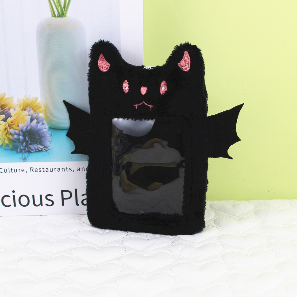 Little monster card holder black-regular size