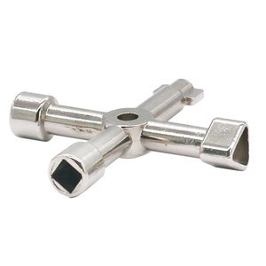 Çok fonksiyonlu 4 In 1 evrensel çapraz anahtar anahtarı üçgen anahtar tren elektrikli asansör kabini metre kutusu vana kare delik - Product Image 6
