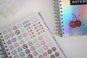 2024-2025 <strong>Large</strong> Monthly Planner A5 Weekly Daily Agenda Yearly Tabs Paper Separator Pocket Folder Bookmark <strong>Sticky</strong> <strong>Note</strong> Set-Gift - Product Image 5