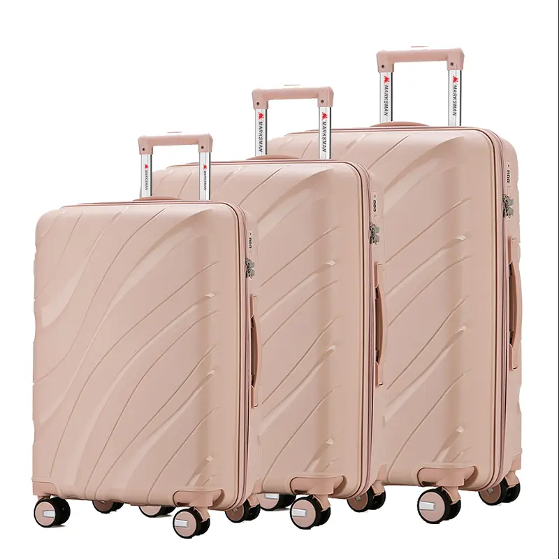 MARKSMAN taşınabilir taşıma bavul setleri kaliteli fabrika toptan çok ucuz fiyat bagaj setleri