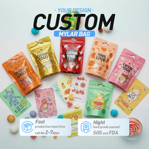 מותאם אישית הקפאה שוקולד עוגיות שוקולד בר אריזה אכיל 600 מ ג 3.5gr שקיות ילד הוכחה עם חלון ברור - Product Image 3