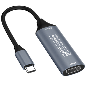 Tarjeta de captura de audio/video a captura USB C 4K con dispositivos adaptadores tipo C para juegos de transmisión de video en vivo - Product Image 2