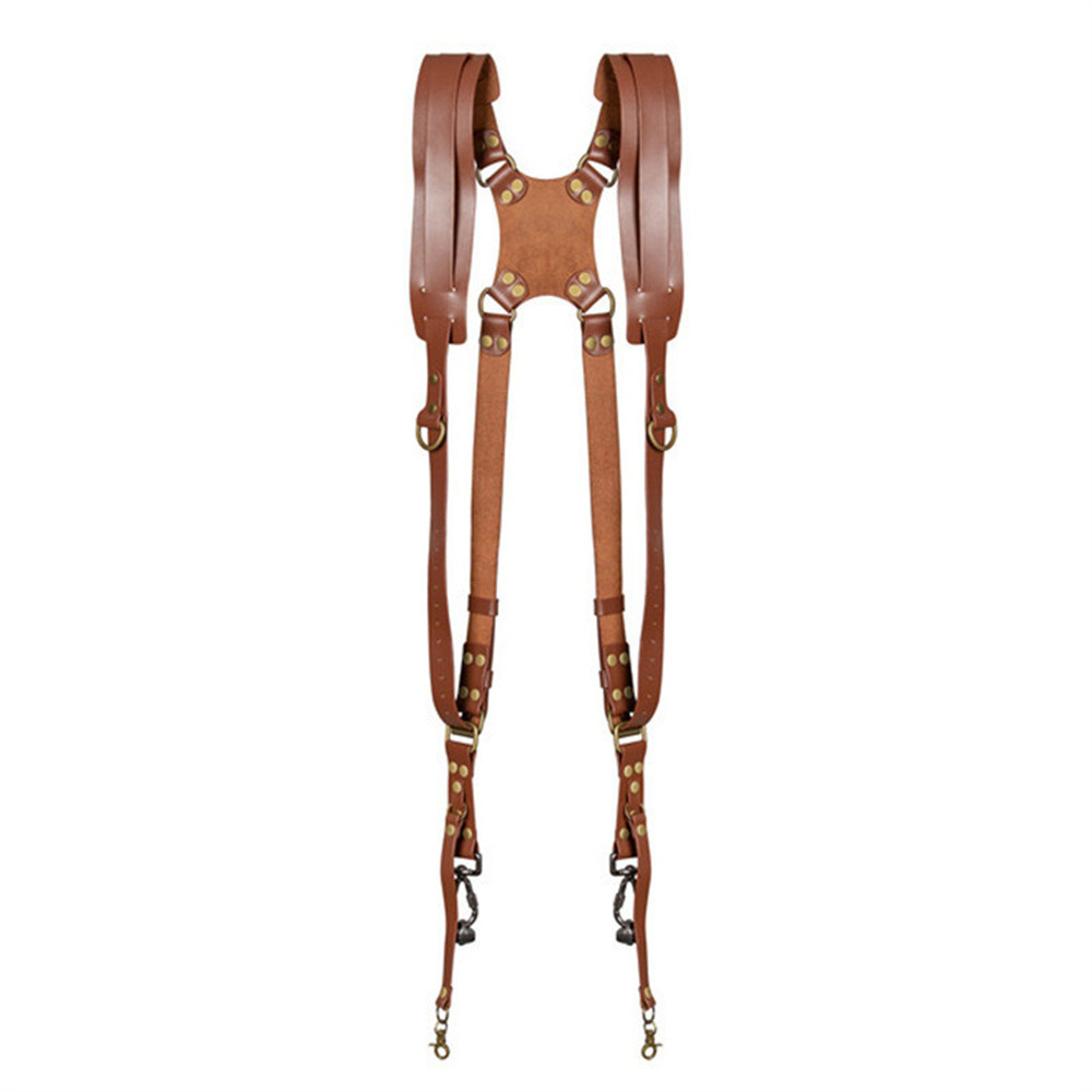 New brown padded shoulder pads