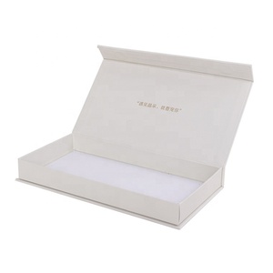 可定制纸板盒太阳镜真丝围巾眼罩盒磁铁封口白色包装盒 - Product Image 6