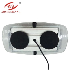 CH-906A-<strong>36</strong> <strong>Led</strong> Flashing Warning Mini Beacon Rotating Light bar 12-24 <strong>Volt</strong> Amber for Lorry Top Roof - Product Image 6