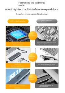 USB Hub 4 Ports, mehrere USB 3.0 Hub, USBA Splitter für Laptop mit Typ C Power Port, Extender für einen Port Laptop, PC, Desktop - Product Image 6