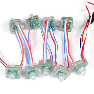 DC12V WS2811スクエア12mmデジタルRGBLEDピクセルストリングライト広告ライト - Product Image 4
