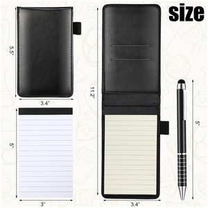 Custom Logo Leather Cover Pocket <strong>Notepad</strong> with Pen to Do Checklist School Student <strong>Notebook</strong> <strong>Memo</strong> <strong>Notepad</strong> - Product Image 5