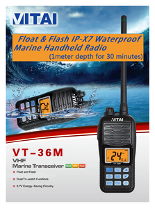 VITAI VT-36M 5w/1w Ausgangs leistung AIS-Funktion Seefunk kommunikation gerät für Maritime - Product Image 2