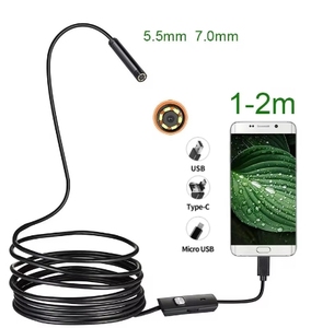3 in 1 Mini Waterproof <strong>Camera</strong> 5.5 MM Android USB/Micro USB/Type-<strong>C</strong> Borescope Inspection <strong>Camera</strong> Waterproof for Smartphone - Product Image 2