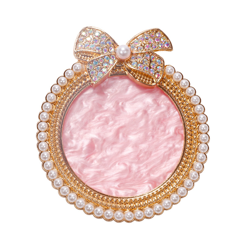 Gold Bowknot Pearl-trimmed Nail Art Palette