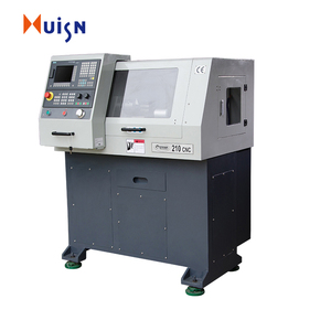 CNC210-torno cnc de 2 ejes para torneado, máquina de torno con herramienta en vivo, controlador de torno - Product Image 1