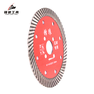Endüstriyel OEM özelleştirilebilir lazer kaynaklı 105mm seramik disk kuru kesme segmenti gerçek zamanlı çeviri elmas testere bıçağı - Product Image 3