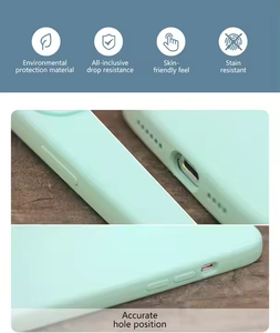 ソリッドカラーカスタマイズ可能な耐衝撃性とドロッププルーフの超薄型シリコン電話ケースApple Iphone 13 Mini Pro Max用 - Product Image 4