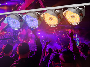 DMX Dali 0-10V aydınlatma kontrolleri ile uyumlu dış mekan kullanımı için 500W RGB LED Par ışık çok yönlü IP67 anma sel ışıkları - Product Image 3