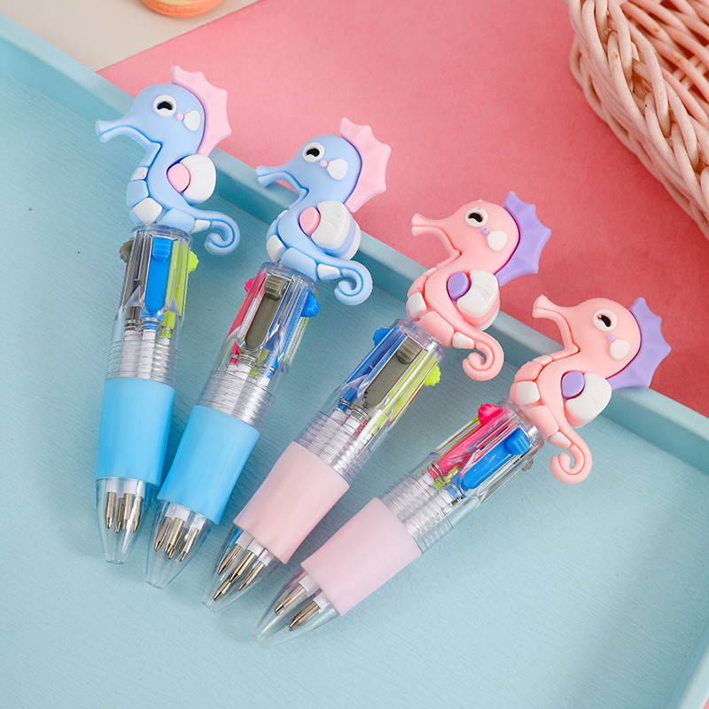 Type de balle 0.7-haima petit stylo à bille à quatre couleurs