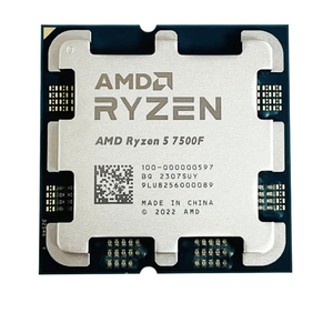 ซีพียู7500F R5สำหรับ AMD Ryzen 5 7500F 3.7GHz 6-core 12-core R5 7400F เล่นเกมโปรเซสเซอร์5NM 100-000000597 SocketAM5 cpus ใหม่ไม่มีพัดลม - Product Image 1