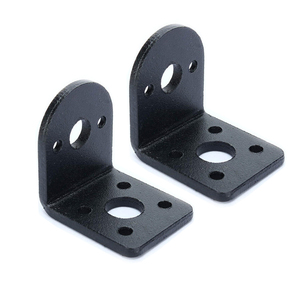 Custom Encoder Holder Black Mounting Bracket Rotary L-Bracket Fixed Mount <strong>Support</strong> in China - Product Image 5