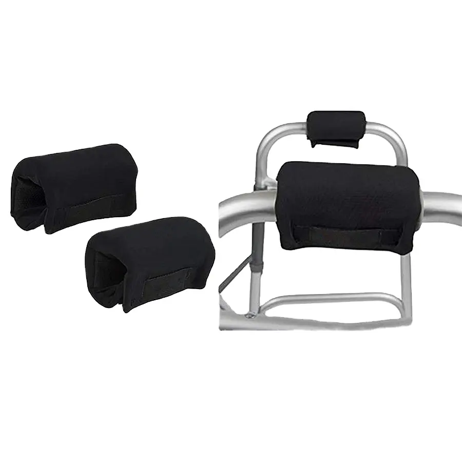 E977 Universal Walker Padded Handles Grip Covers Premium Medical Soft Cushion Moisture Wicking Medical Cushion