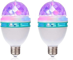 OEM 360 rotasyon RGB Led kristal sihirli küre ışık ampul 3w renkli lamba Disko Disko ampul döner sahne ışığı - Product Image 3