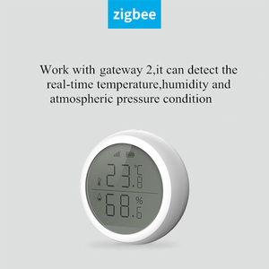 Tuya 2021 nuevo Sensor de temperatura y humedad ZigBee automatización del hogar inteligente con pantalla LCD funciona con interruptor TuYa Zigbee - Product Image 3