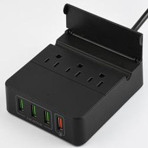 带usb的太阳能插座便携式3路美国扩展插座 - Product Image 1