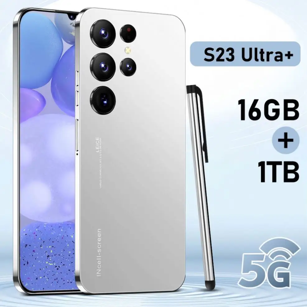 Teléfono inteligente Glaxy S23 5G original desbloqueado, Pantalla Completa de 7,3 pulgadas, 16GB + 1TB, teléfonos móviles Android con identificación facial, teléfono móvil