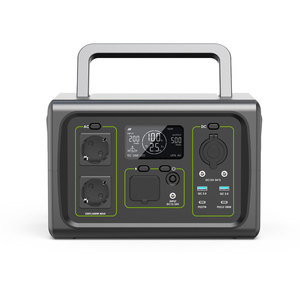 600W Power Station LiFePO4 solución de energía al aire libre para acampar 600W fuente de alimentación confiable con función de iluminación LED - Product Image 1