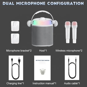 2023 Hot Selling Bluetooth Karaoke Speaker Mini <strong>Portable</strong> Party Speakers Audio System Sound Wireless for <strong>Computer</strong> Phone - Product Image 4