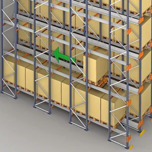 Heavy Intelligent High Density Storage Advanced Automated <strong>Shelf</strong> <strong>System</strong> Warehouse Storage Pallet Shuttle <strong>Shelves</strong> - Product Image 2