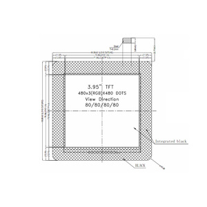 Rifornimento di fabbrica 4 pollici Tft Display 480x480 quadrato Display Lcd 4 "modulo Touch Screen - Product Image 4