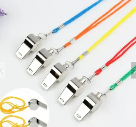 Metal Outdoor Indoor Basketball Referee Stainless Steel Whistle