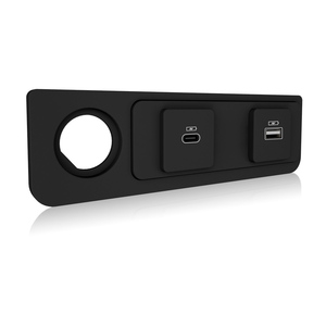 汽车后充电器插座电源，<span class=keywords><strong>usb</strong></span>-a端口和<span class=keywords><strong>Type</strong></span>-C快速充电器电源适配器，适用于揽胜路虎运动时尚卫士