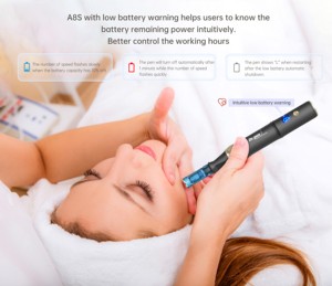 Ekai Dr Pen Official A8S Unique Bamboo <strong>Shape</strong> Wireless Wired 2 in 1 Microneedling Pen <strong>6</strong> Speeds Adjustable Derma Pen Skin Care - Product Image 6