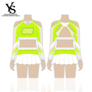 Yeni tasarım Cheer Spandex üniformaları amigo etekler 2 parça amigo özel üst - Product Image 2