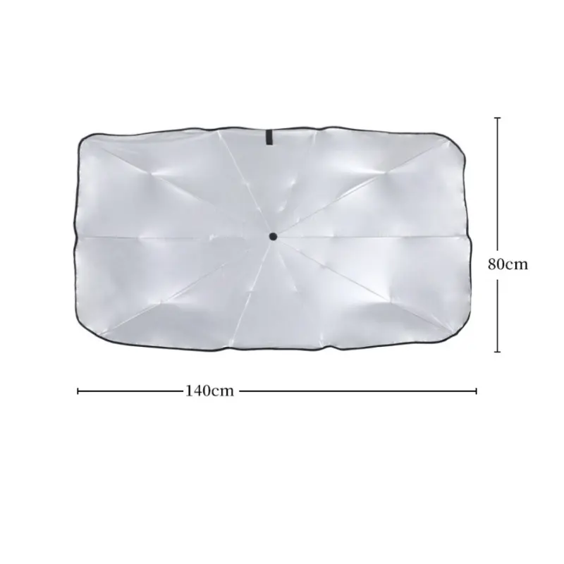 Антибликовый тент белый серебристый Универсальный Автомобильный зонт от солнца для лобового стекла складной