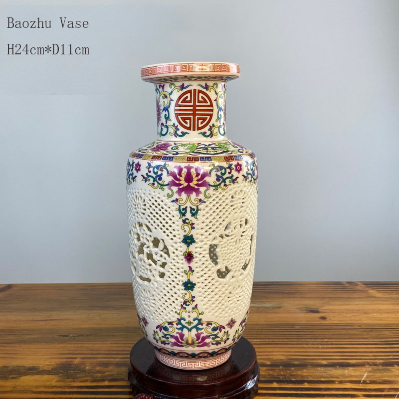 แจกันมะระขี้ผึ้ง H24cm * D14cm