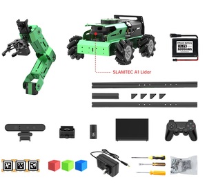 ROS2 Education JetAuto Pro Robot mit AI Vision Roboterarm unterstützt Lidar Navigation, Hindernis vermeidung, Grabbing und Handhabung - Product Image 1