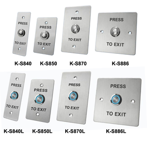 Metal Panel Door Release Access Control <strong>Push</strong> Switch <strong>Exit</strong> <strong>Button</strong> - Product Image 6
