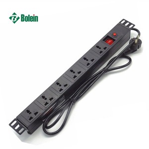 Güç anahtarı Network dolabı güç dağıtım ünitesi ile Bolein 6 yollu PDU 1.5U endüstriyel evrensel tip - Product Image 4