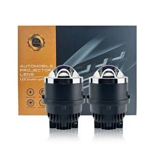 2024 Bi-LED projektör Lens sis lambası lazer çift Lens yüksek düşük işın 3 inç yeni 12V beyaz ışık 6000K LED projektör Lens Q5 modeli - Product Image 3